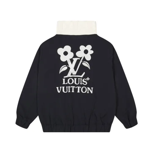 Louis Vuitton Men Womens Coat Jacket Luxury Brand Mens Jackets Knitted Collar Embroidered Technical Blouson Top Quality   