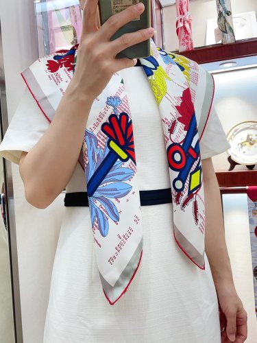 Hermes Scarves Womens Fashion Scarf Shawl 128