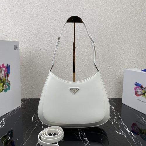 Prada Womens Shoulder Bags Leather Shopping Bag with Original Box 1BC156  