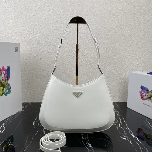 Prada Womens Shoulder Bags Leather Shopping Bag with Original Box 1BC156  