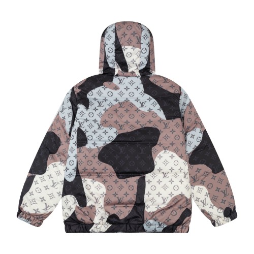 Louis Vuitton Men Womens Hoodie Coat Luxury Brand Mens Down Jacket Top Quality   