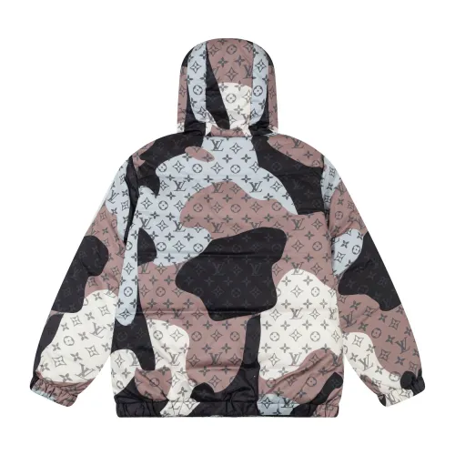 Louis Vuitton Men Womens Hoodie Coat Luxury Brand Mens Down Jacket Top Quality   