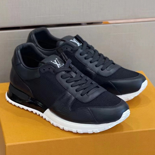 Louis Vuitton Men Shoes Sports RUN AWAY SNEAKER Running Design Luxury Brand with Original Box 1A9ZK8 Monogram-embossed grained calf leather and Epi calf leather