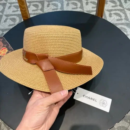 Chanel Womens Hats Luxury Brand Straw Hat Bucket Hat with Original Box  