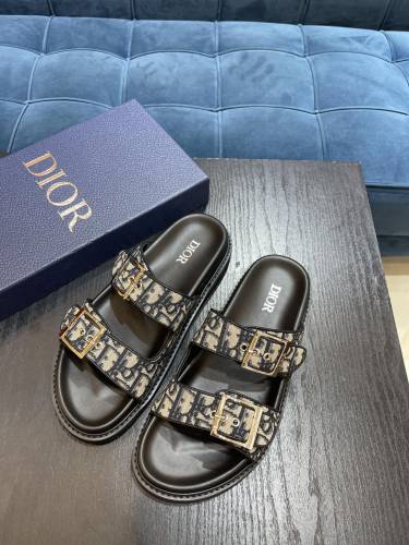 Dior Men Shoes Sandals Luxury Brand Fashion DIOR AQUA SANDAL Black Dior Oblique Jacquard with Original Box 3SA135ZSA_H969 Whatsapp 