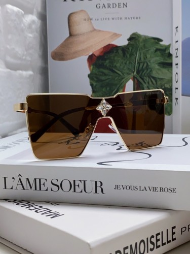 Louis Vuitton Sunglasses Luxury Brand Men Womens Sunglasses Cyclone Metal Sunglasses with Original Box  Z1700U