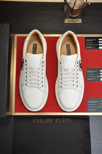 Philipp Plein Men Shoes Sneakers Low Top Sneaker Fashion Design Luxury Brand Trainer Predator TM with Original Box