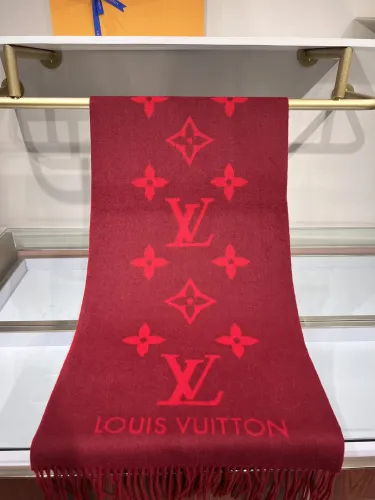 Louis Vuitton Scarves Men Womens Fashion Scarf with Original Box   