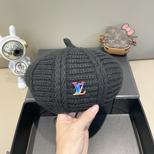Louis Vuitton Womens Mens Cap Beret Hat Luxury Brand with Original Box  