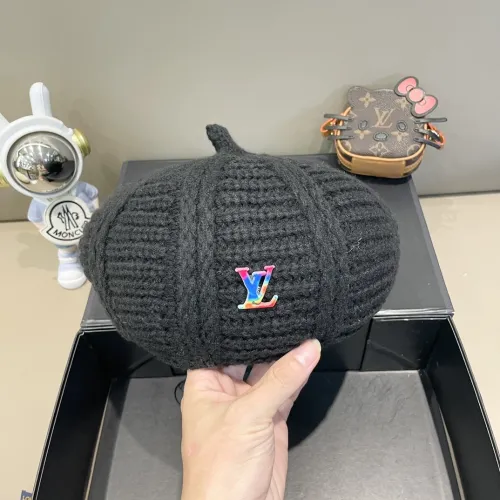 Louis Vuitton Womens Mens Cap Beret Hat Luxury Brand with Original Box  