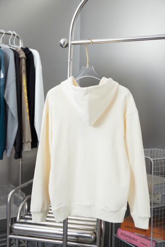 Loewe Womens Mens Hoodie Luxury Brand Mens Sweatshirts Relaxed fit hoodie in cotton   