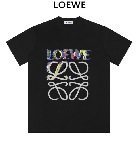 Loewe Luxury Brand Men Womens Short Sleeve T-Shirt   