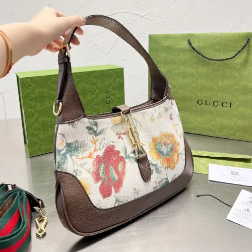 Gucci Womens Bags Handbags Shoulder Messenger Bags Luxury Brand GG Jackie 1961 medium shoulder bag 636710 HUHHG 8565 with Original Box