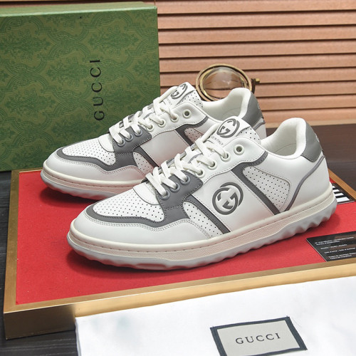Gucci Mens Shoes Sneakers Luxury Brand Men's MAC80 trainer in leather with Original Box Whatsapp 