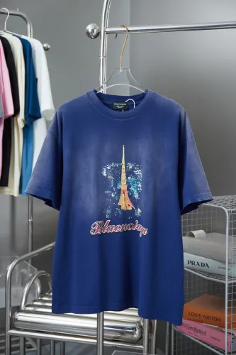 Balenciaga Luxury Brand Women Mens Short Sleeve T-Shirt   