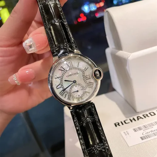 Cartier Womens Watch Luxury Brand Design Fashion Type with Original Box