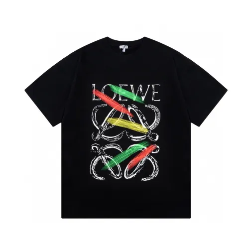 Loewe Luxury Brand Men Womens Short Sleeve T-Shirt   