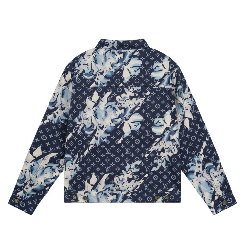 Louis Vuitton Men Womens Jackets Denim Coat Luxury Brand Mens Jackets Top Quality   