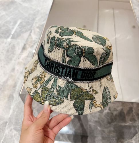 Dior Men Womens Bucket Hat Luxury Brand Design Dior Cap with Original Box  