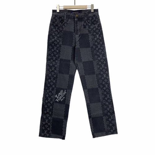 Louis Vuitton Luxury Brand Women Mens Pant Jeans   