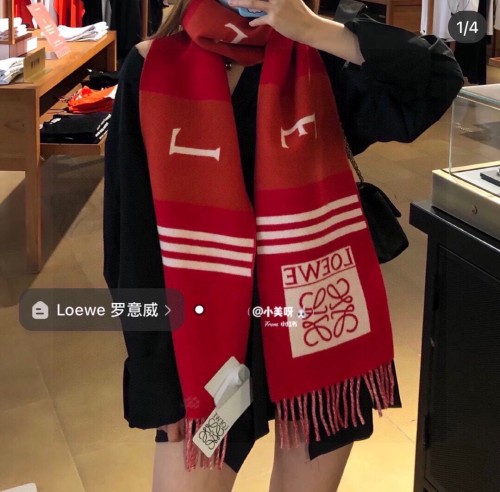 Loewe Scarves Men Womens Fashion Scarf 119
