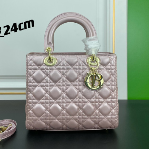 Dior Womens Bags Handbags Luxury Fashion MINI LADY DIOR BAG M0505OWCB_M323 with Original Box  