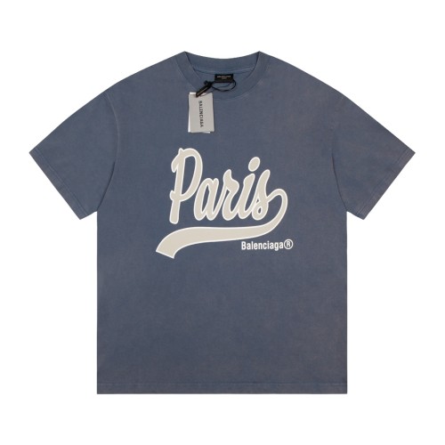 Balenciaga Luxury Brand Women Mens Short Sleeve T-Shirt   