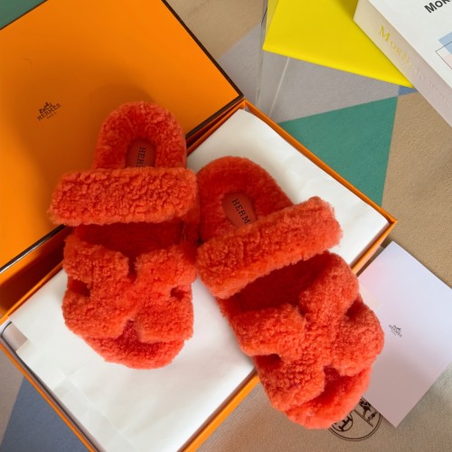 Hermes Womens Mens Unisex Shoes Winter Wool Extra Slippers Sandals Casual Fashion Sandals Luxury Brand with Original Box Whatsapp 