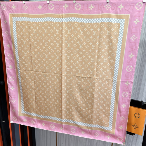 Louis Vuitton Scarves Womens Fashion Scarf Monogram Infinity Square 90 M79931 with Original Box   