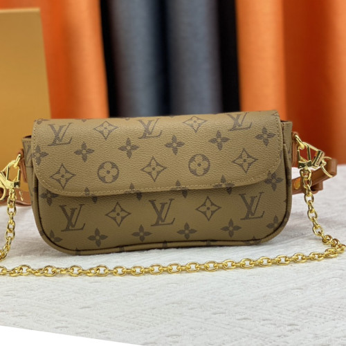 Louis Vuitton Womens Bags Messenger Shoulder Bags Luxury Brand Wallet On Chain Ivy with Original Box M81911