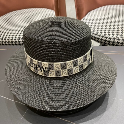 Loewe Womens Bucket Hat Straw Hat Luxury Brand Design Loewe Hats with Original Box  