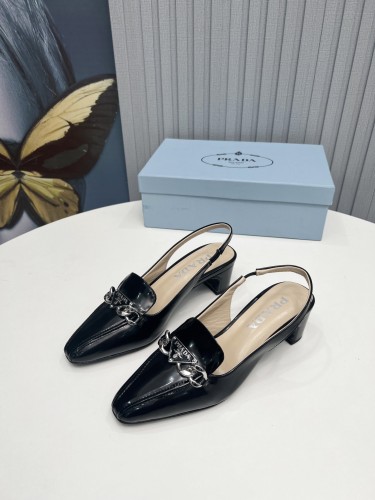 Prada Womens Shoes Sandals Casual Luxury Brand Pumps 4.5cm Heel with Original Box Whatsapp 