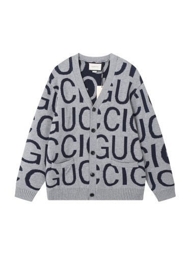 Gucci Cardigan Men Womens Knit Cardigan Luxury Brand Womens Knitwear Top Quality   