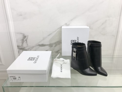 Givenchy Womens Shoes Boots Fashion Type Luxury Brand GIVENCHY BOOTS IN LEATHER with Original Box