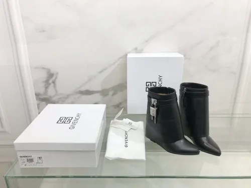 Givenchy Womens Shoes Boots Fashion Type Luxury Brand GIVENCHY BOOTS IN LEATHER with Original Box