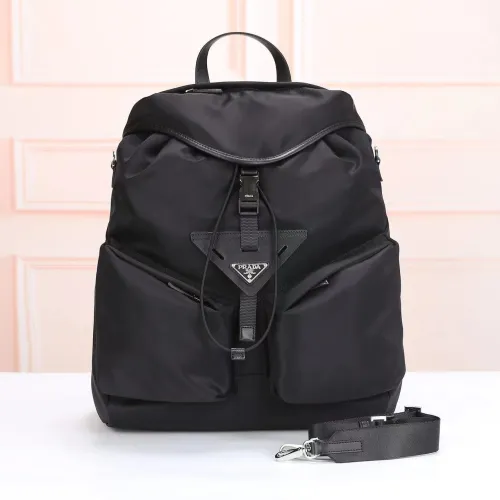 Prada Womens Mens Bags Backpacks Luxury Brand with Re-Nylon shoulder bag Original Box
