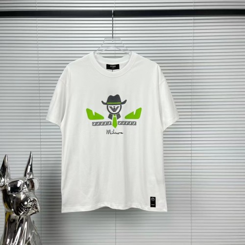 Fendi Luxury Brand Women Mens Short Sleeve T-Shirt   
