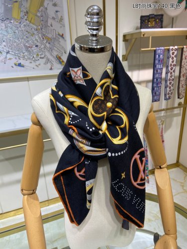 Louis Vuitton Scarves Womens Fashion Scarf with Original Box   