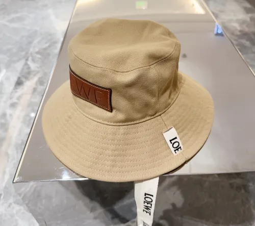 Loewe Men Womens Bucket Hat Luxury Brand Design Loewe Hats Fisherman hat in canvas with Original Box  