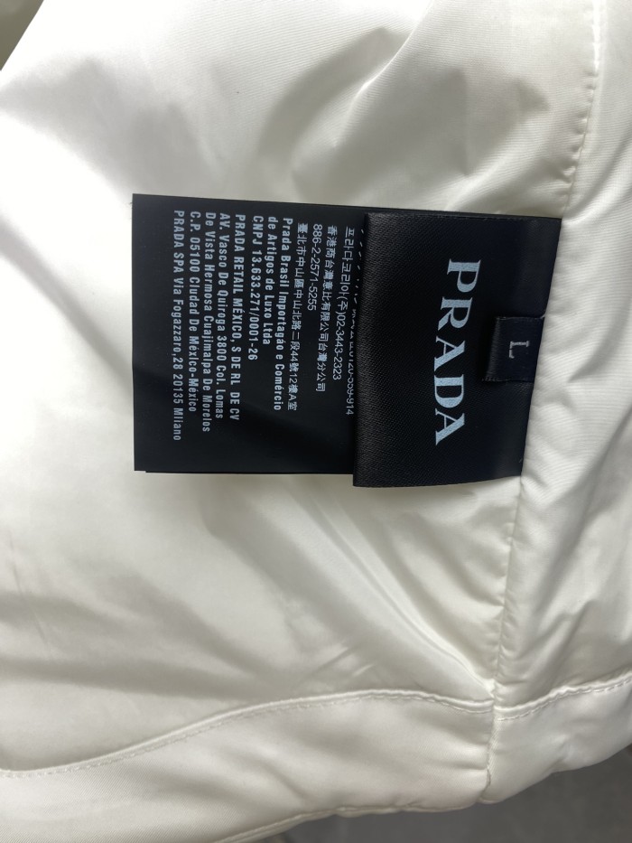 Prada Men Womens Coat Down Jacket Vest Luxury Brand Women Jacket Top Quality   