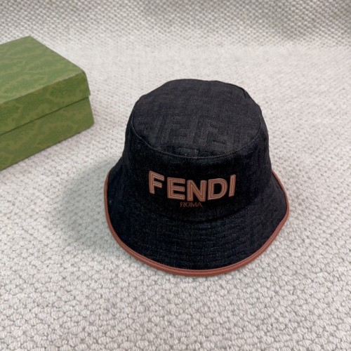 Fendi Men Womens Bucket Hat Luxury Brand Design Fendi Cap with Original Box  