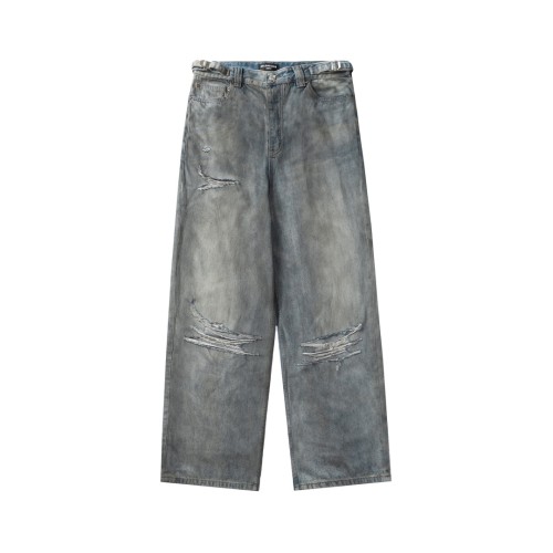 Balenciaga Luxury Brand Women Mens Pant Jeans with Original Box   