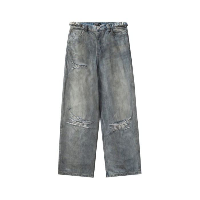 Balenciaga Luxury Brand Women Mens Pant Jeans with Original Box   