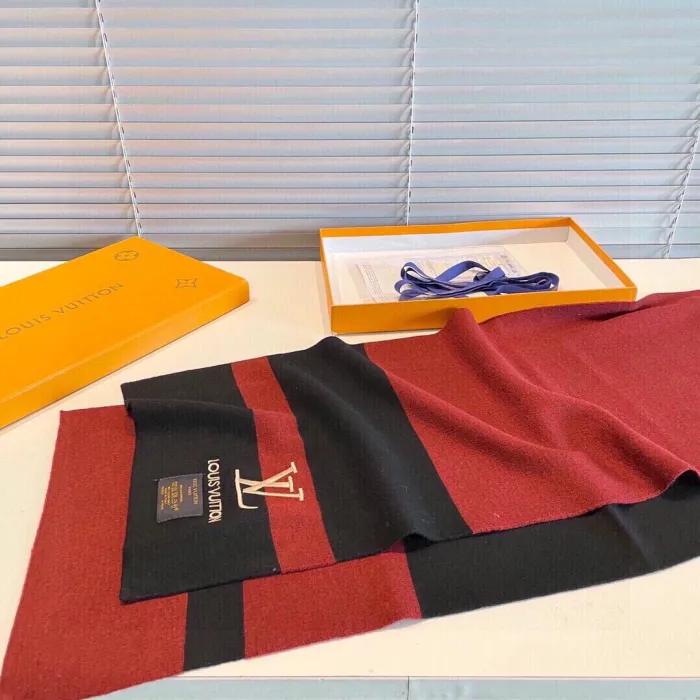 Louis Vuitton Scarves Men Womens Fashion Scarf with Original Box   
