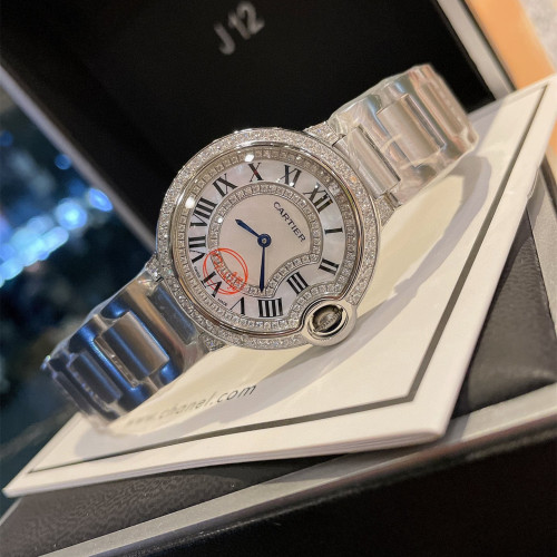 Cartier Womens Watch Luxury Brand Design Fashion Type with Original Box