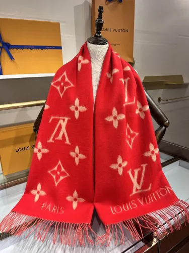 Louis Vuitton Scarves Men Womens Fashion Scarf with Original Box   