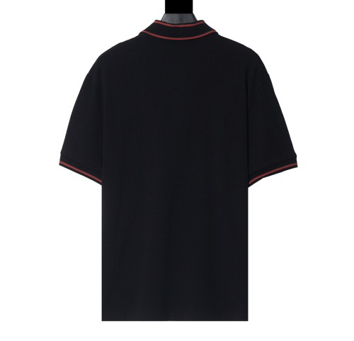 Gucci Luxury Brand Women Mens Short Sleeve T-Shirt Polo Shirt COTTON PIQUET POLO SHIRT WITH WEB 784422 XJGJW 1043   