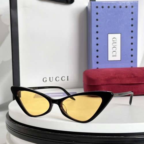 Gucci Sunglasses Luxury Brand Men Womens Sunglasses with Original Box  GG0708