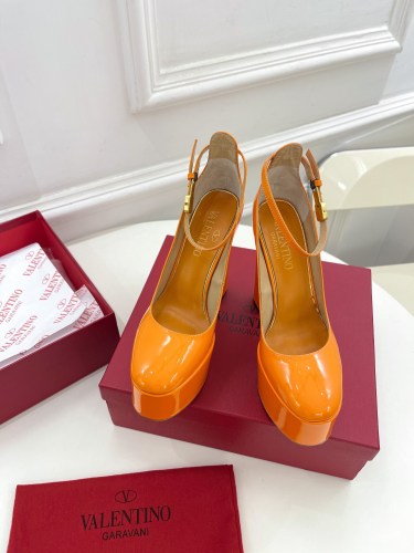 Valentino Garavani Women Fashion Shoes Pumps Luxury Brand Vlogo Signature Calfskin with Original Box 15cm Heel Whatsapp 