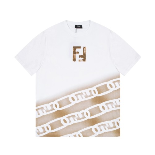 Fendi Luxury Brand Women Mens Short Sleeve T-Shirt   